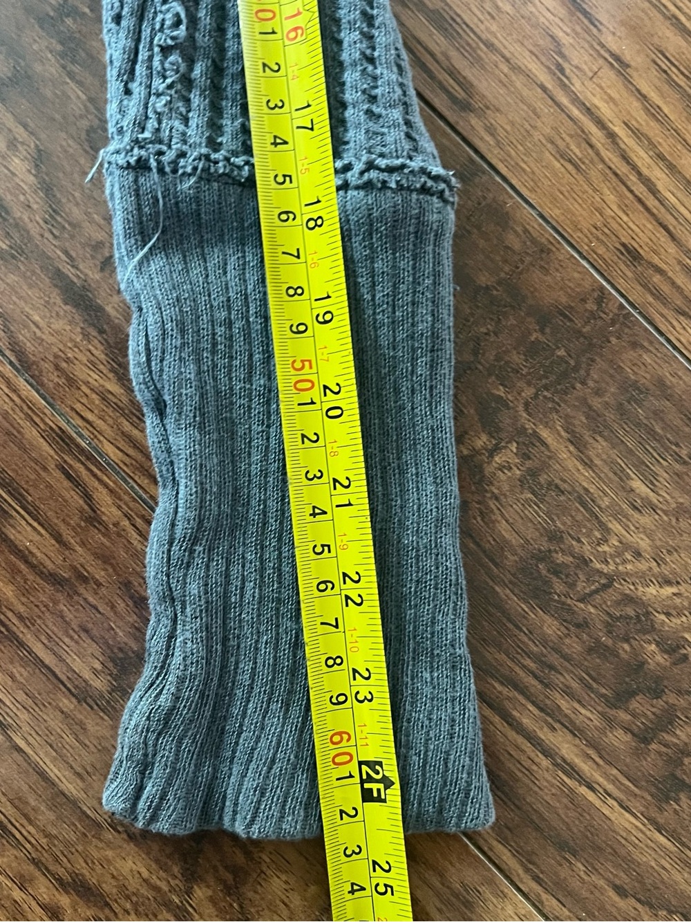 Free People We The Free Waffle Knit Cropped Thermal Top Gray Exposed Seam Small - Picture 9 of 10
